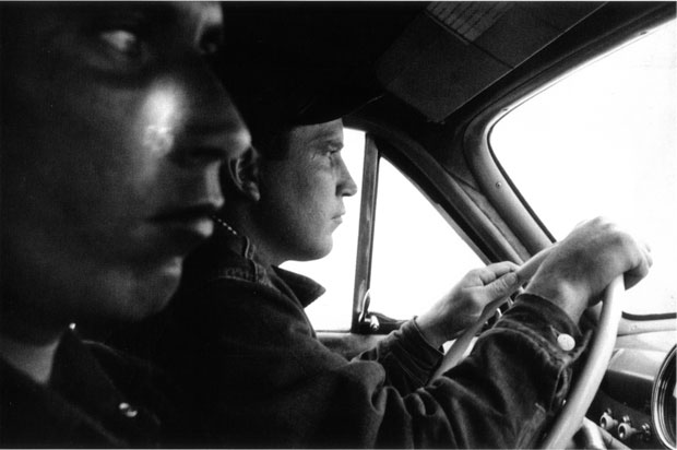 רוברט פרנק, the americans, שני בחורים נוהגים במשאית
